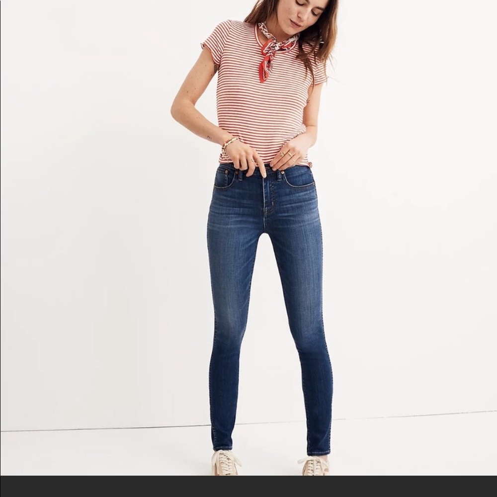 Madewell 10” Skinny Jean Danny Wash